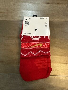Nike Elite Basketball Santa Dri-FIT Crew Socks